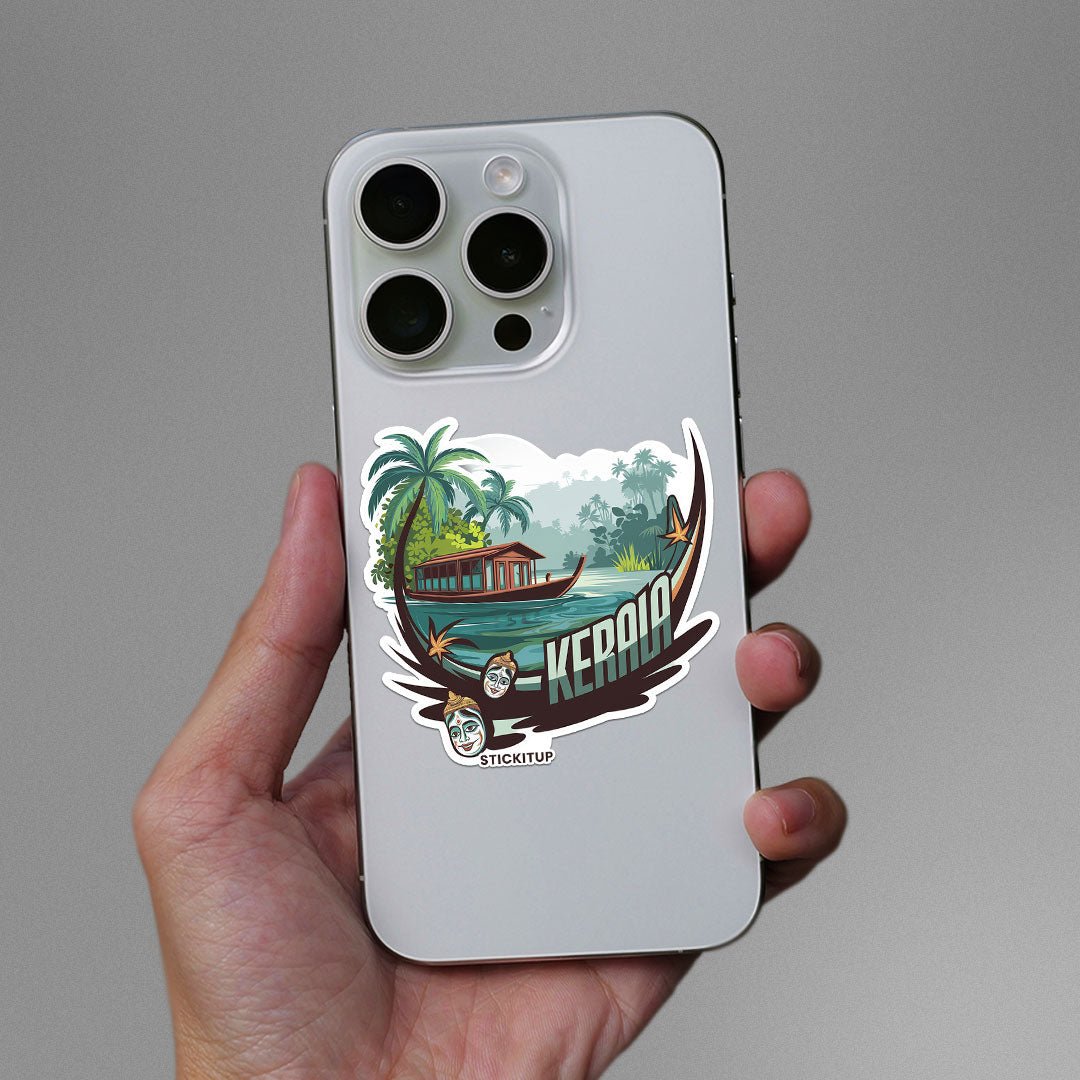 Kerala 1.0 Sticker waterproof vinyl decal for laptop, bike, car & bottle