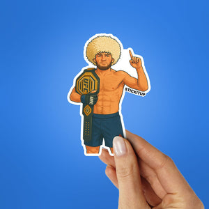 KHABIB THE CAMP Sticker waterproof vinyl decal for laptop, bike, car & bottle
