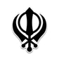 Khanda Bumper Sticker waterproof vinyl decal for laptop, bike, car & bottle