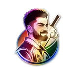 King No.18 Holographic Stickers - Holographic stickers | STICK IT UP