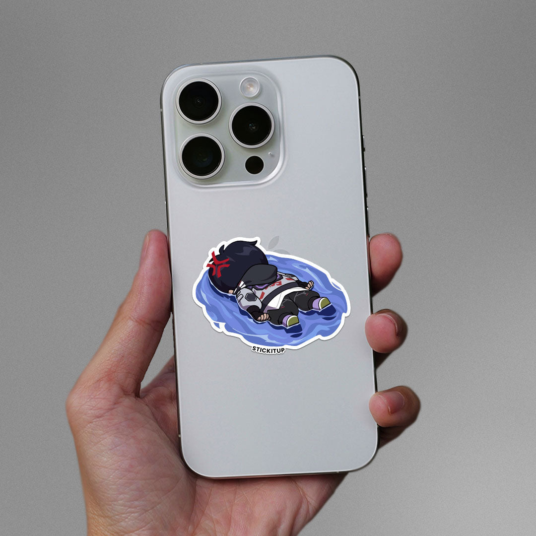 KO MODE NINJA Sticker waterproof vinyl decal for laptop, bike, car & bottle