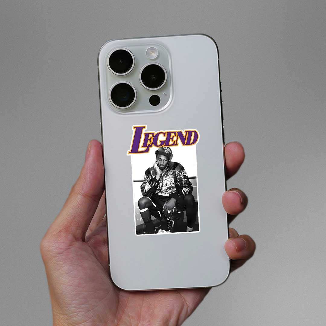Kobe Bryant Legend Sticker waterproof vinyl decal for laptop, bike, car & bottle