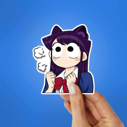 Komi San Chibi Sticker - STICK IT UP