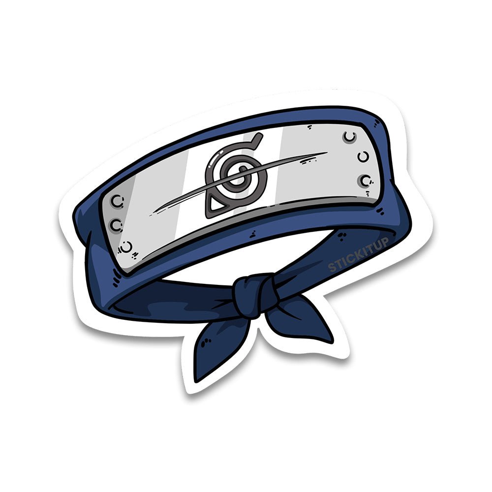 Konoha Headband Bumper Sticker waterproof vinyl decal for laptop, bike, car & bottle