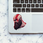 Kratos Sticker waterproof vinyl decal for laptop, bike, car & bottle