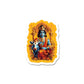 Krishna And Cow Sticker waterproof vinyl decal for laptop, bike, car & bottle