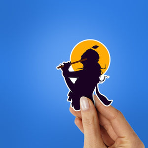 Krishna Ji Sticker waterproof vinyl decal for laptop, bike, car & bottle