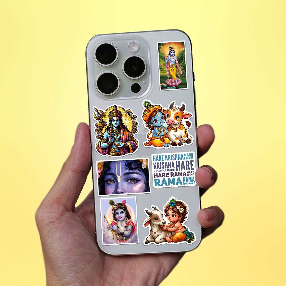 Krishav Name Sticker Buy Krishna Mini Sticker Sheet Online | Premium Waterproof Vinyl ...