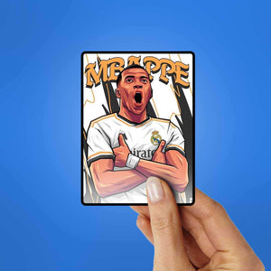 Kylian Mbapp√© 24 Sticker waterproof vinyl decal for laptop, bike, car & bottle