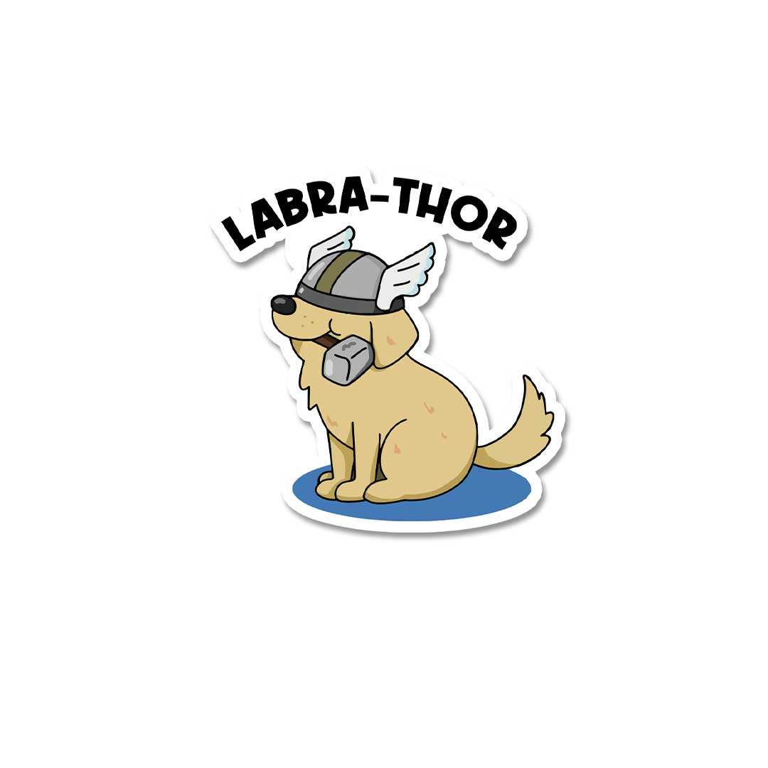 Labra - Thor Sticker waterproof vinyl decal for laptop, bike, car & bottle