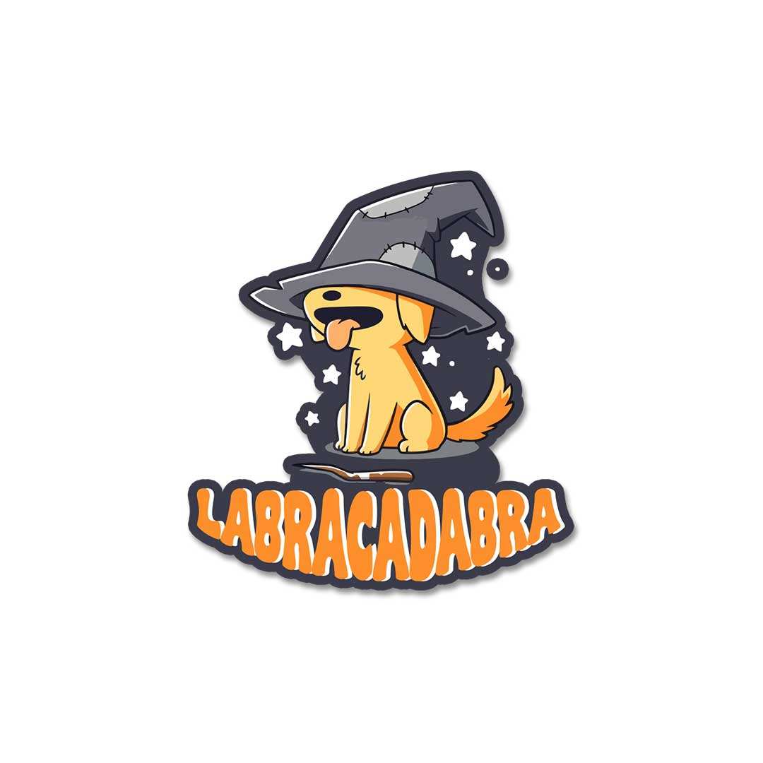Labracadabra Sticker waterproof vinyl decal for laptop, bike, car & bottle