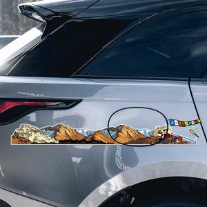 Ladakh Infinity Sticker waterproof vinyl decal for laptop, bike, car & bottle
