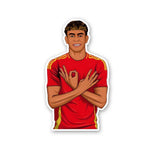 Lamine Yamal Sticker waterproof vinyl decal for laptop, bike, car & bottle