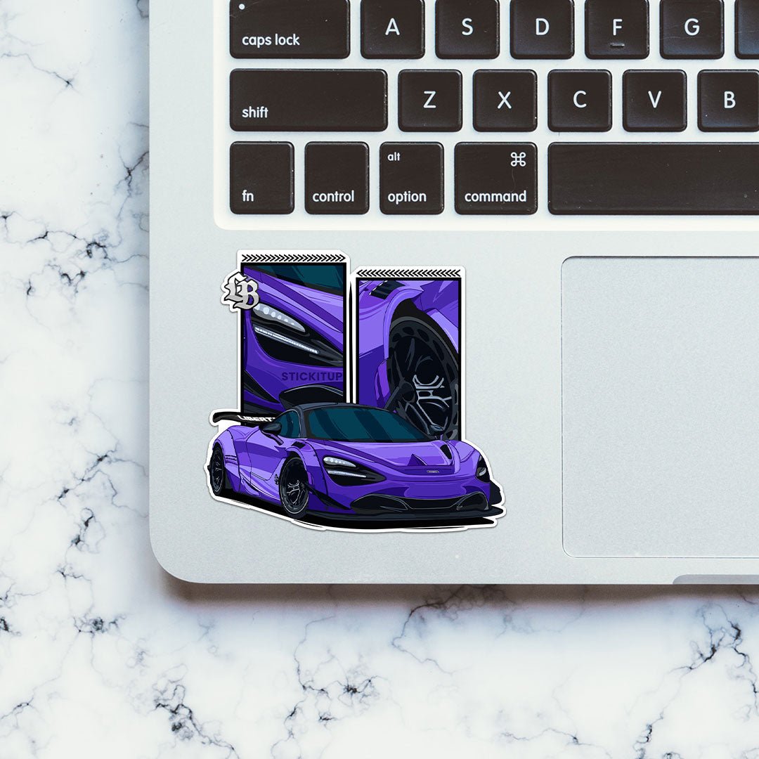 Laren 720 Sticker waterproof vinyl decal for laptop, bike, car & bottle