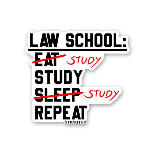 Law School Sticker - STICK IT UP