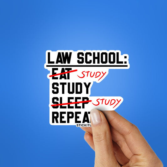 Law School Sticker - STICK IT UP