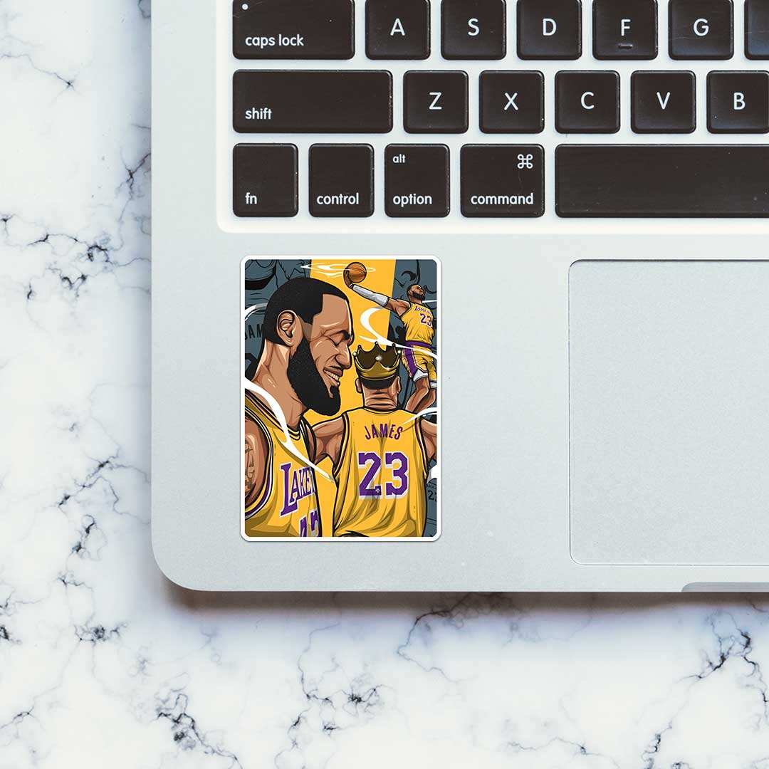 James Sticker Buy Lebron James Sticker Online | Premium Waterproof Vinyl | STICK IT UP