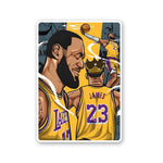 Lebron James Sticker waterproof vinyl decal for laptop, bike, car & bottle