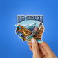 Leh Ladakh Sticker waterproof vinyl decal for laptop, bike, car & bottle