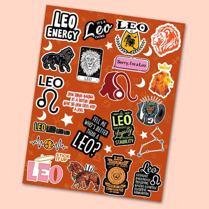 Leo Sheet waterproof vinyl decal for laptop, bike, car & bottle