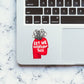 Let Me Overthink This Sticker waterproof vinyl decal for laptop, bike, car & bottle