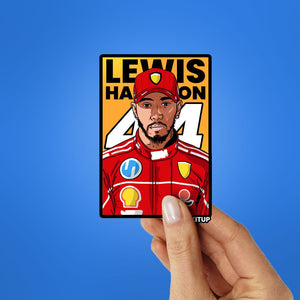 LEWIS HAMILTON Sticker waterproof vinyl decal for laptop, bike, car & bottle