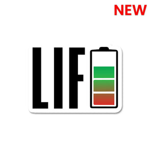 Life Sticker waterproof vinyl decal for laptop, bike, car & bottle