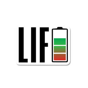 Life Sticker waterproof vinyl decal for laptop, bike, car & bottle