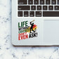 Life Without Cricket Sticker waterproof vinyl decal for laptop, bike, car & bottle