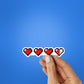 LIFELINE Sticker waterproof vinyl decal for laptop, bike, car & bottle