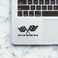 Light'S Out And Away We Go Sticker waterproof vinyl decal for laptop, bike, car & bottle