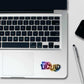 Liquid Holographic Stickers waterproof vinyl decal for laptop, bike, car & bottle