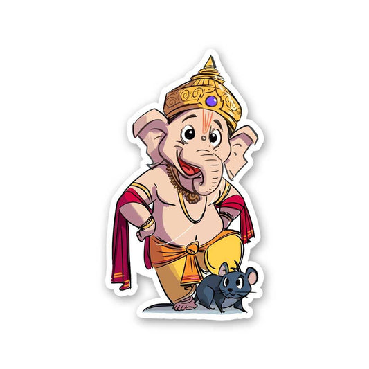 Little Ganesha Sticker - STICK IT UP
