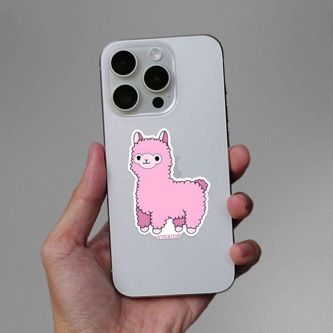 LLAMA Sticker waterproof vinyl decal for laptop, bike, car & bottle