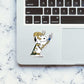 Loki - Dog Sticker waterproof vinyl decal for laptop, bike, car & bottle