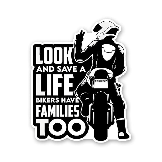 Look And Save A Life Sticker - STICK IT UP