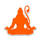 Lord Hanuman 3.0 Bumper Sticker waterproof vinyl decal for laptop, bike, car & bottle