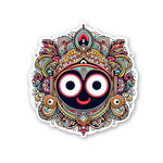 Lord Jagannath Sticker waterproof vinyl decal for laptop, bike, car & bottle