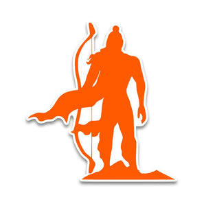 Lord Ram Bumper Sticker waterproof vinyl decal for laptop, bike, car & bottle