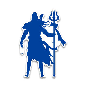 Lord Shiva 2.0 Bumper Sticker waterproof vinyl decal for laptop, bike, car & bottle