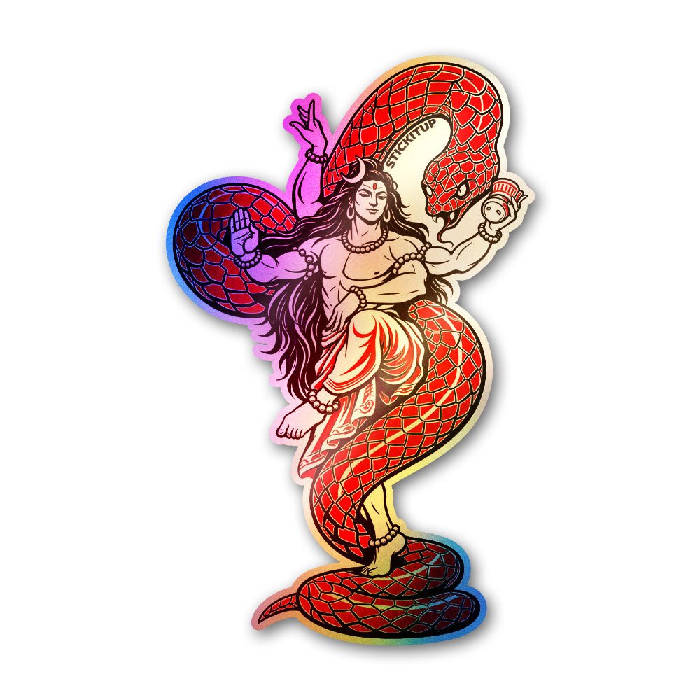 Lord Shiva 3.0 Holographic Stickers - Holographic stickers | STICK IT UP