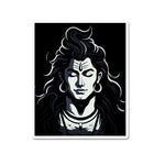 Lord Shiva Sticker waterproof vinyl decal for laptop, bike, car & bottle
