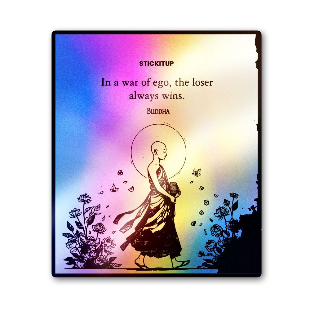 Loser Always Win Sticker Holographic Stickers waterproof vinyl decal for laptop, bike, car & bottle