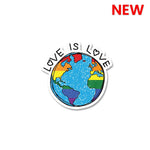 LOVE IS LOVE Sticker waterproof vinyl decal for laptop, bike, car & bottle