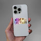 Love Me Like You Do Holographic Sticker waterproof vinyl decal for laptop, bike, car & bottle
