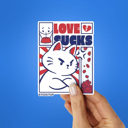 Love Sucks Sticker - STICK IT UP