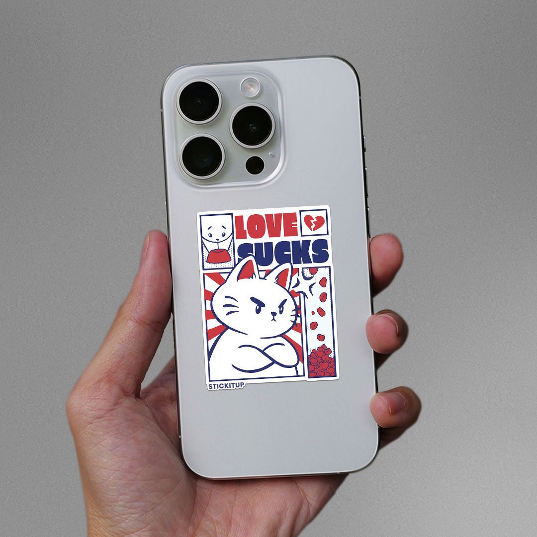 Love Sucks Sticker - STICK IT UP