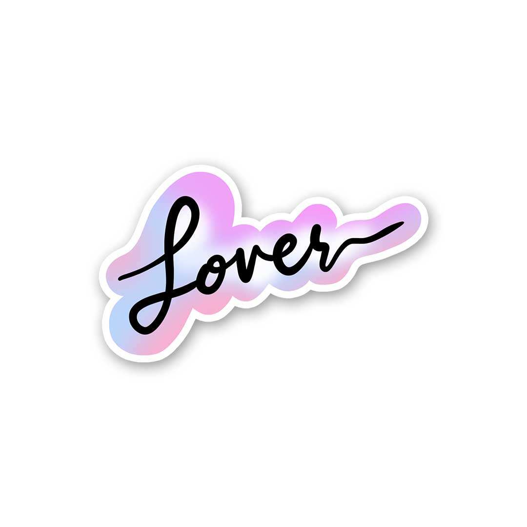 Lover Sticker waterproof vinyl decal for laptop, bike, car & bottle