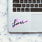 Lover Sticker waterproof vinyl decal for laptop, bike, car & bottle