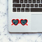 Loving You Was Red Sticker waterproof vinyl decal for laptop, bike, car & bottle